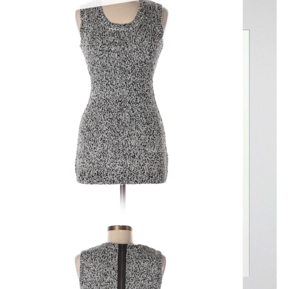 Silence + Noise Peach Sweater Dress